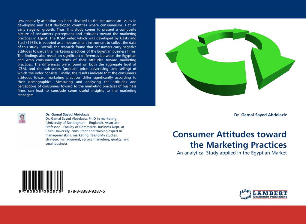 Consumer Attitudes toward the Marketing Practices