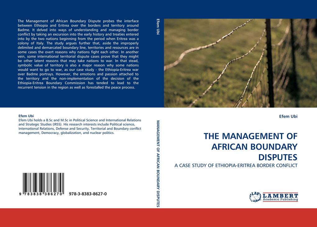 THE MANAGEMENT OF AFRICAN BOUNDARY DISPUTES