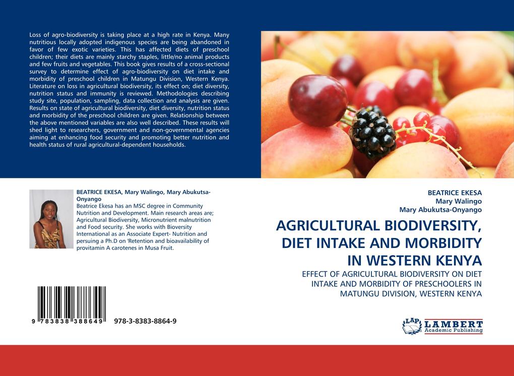 AGRICULTURAL BIODIVERSITY DIET INTAKE AND MORBIDITY IN WESTERN KENYA