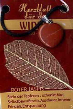Jaspis Rot Herzblatt Glücksstein