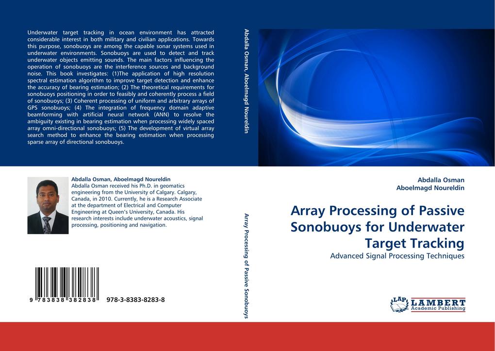 Array Processing of Passive Sonobuoys for Underwater Target Tracking