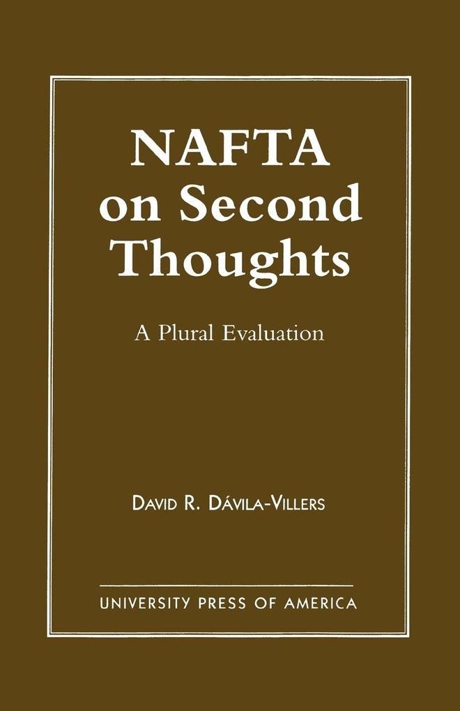NAFTA on Second Thought