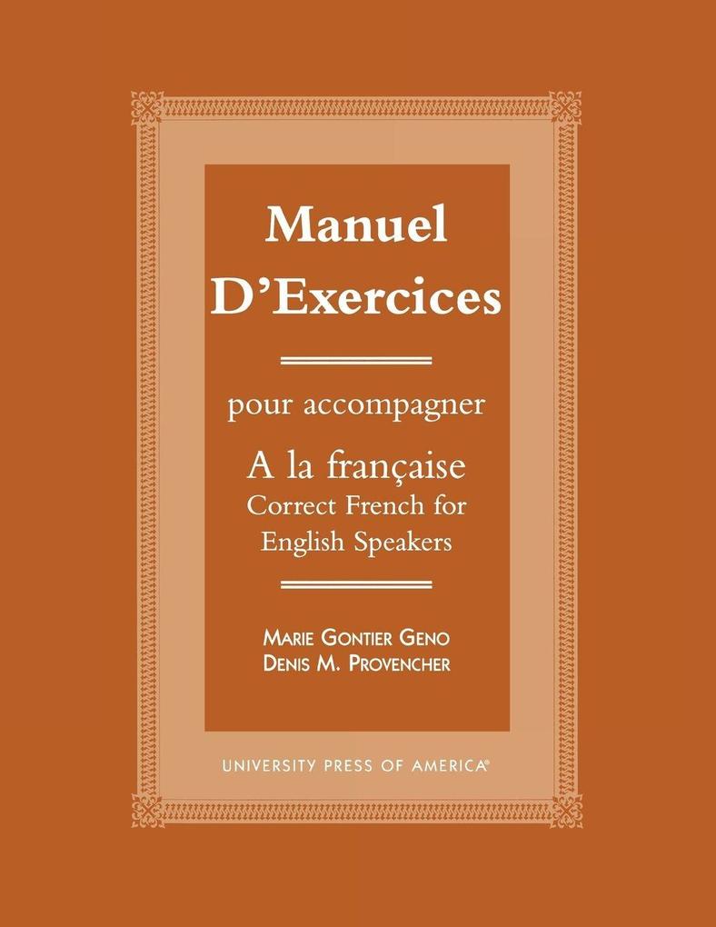 Manuel d'exercices