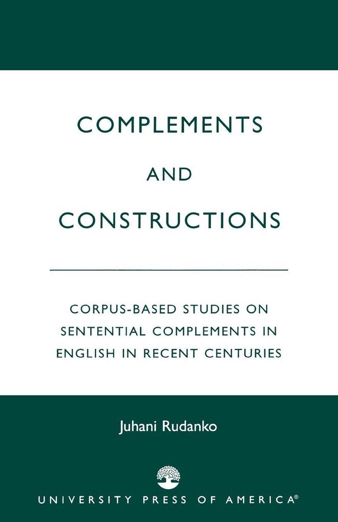 Complements and Constructions