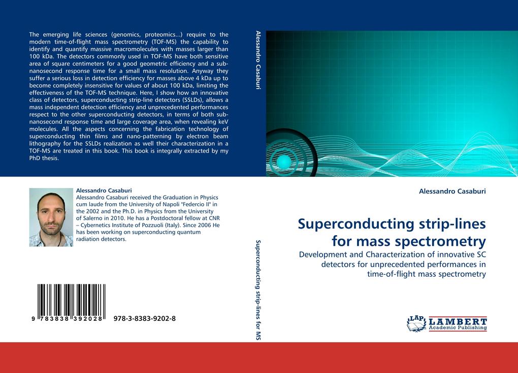 Superconducting strip-lines for mass spectrometry
