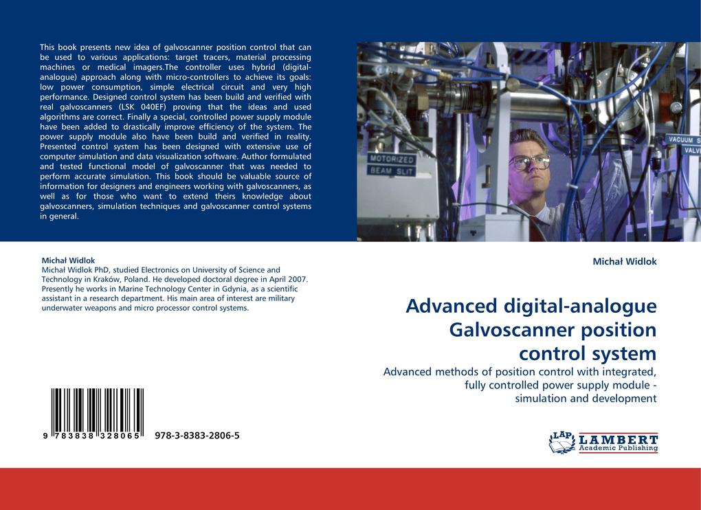 Advanced digital-analogue Galvoscanner position control system