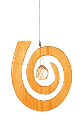 Spirale natur 15 cm Kristall