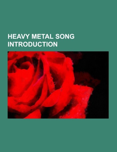 Heavy metal song Introduction