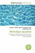 Mild-slope equation