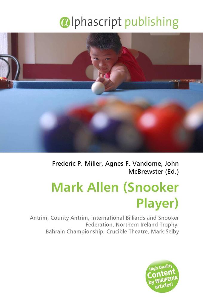 Mark Allen (Snooker Player)