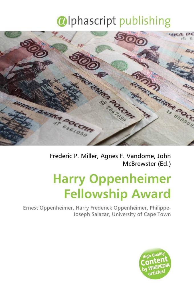 Harry Oppenheimer Fellowship Award