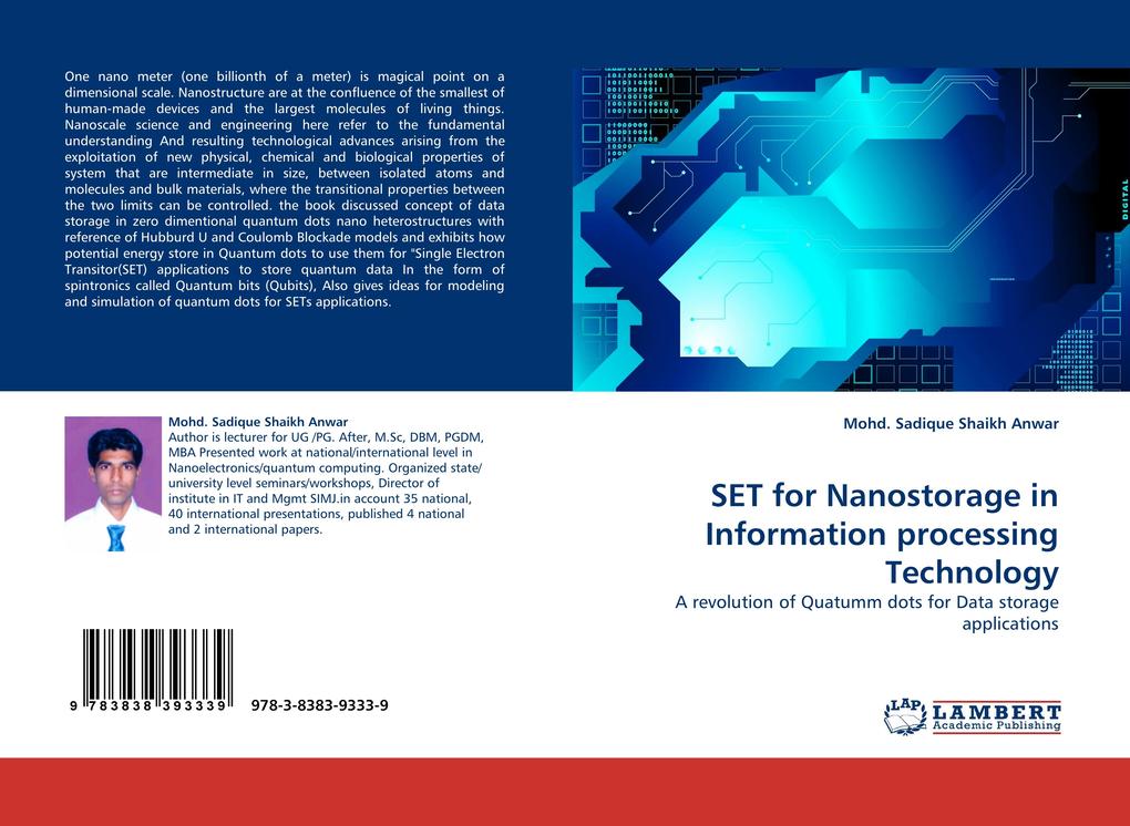 SET for Nanostorage in Information processing Technology - Mohd. Sadique Shaikh Anwar
