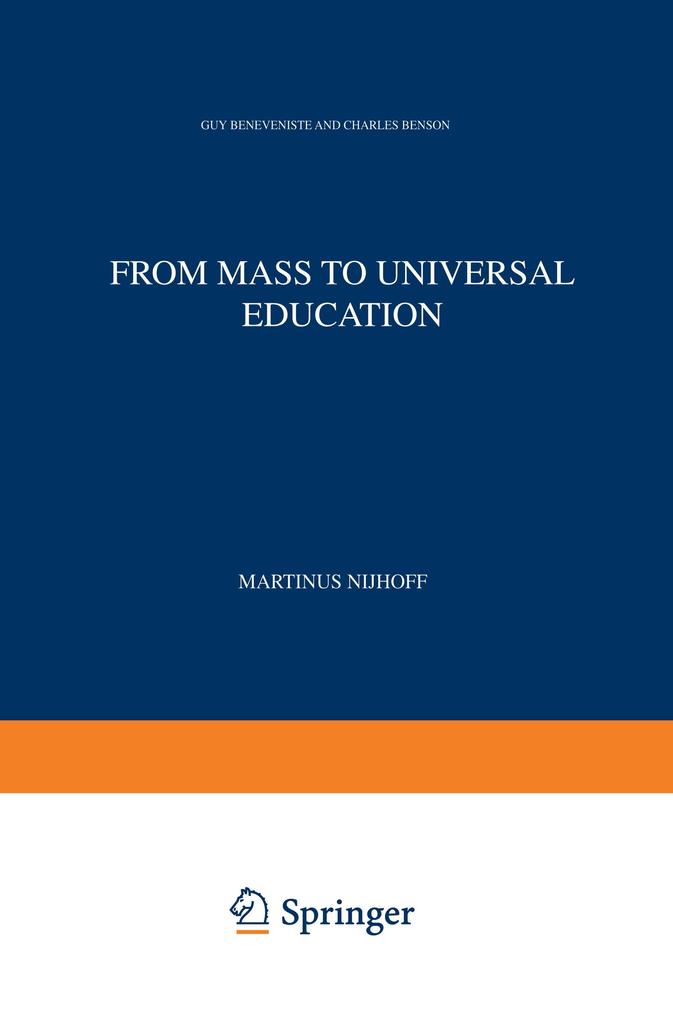 From Mass to Universal Education - Charles Benson/ G. Benveniste