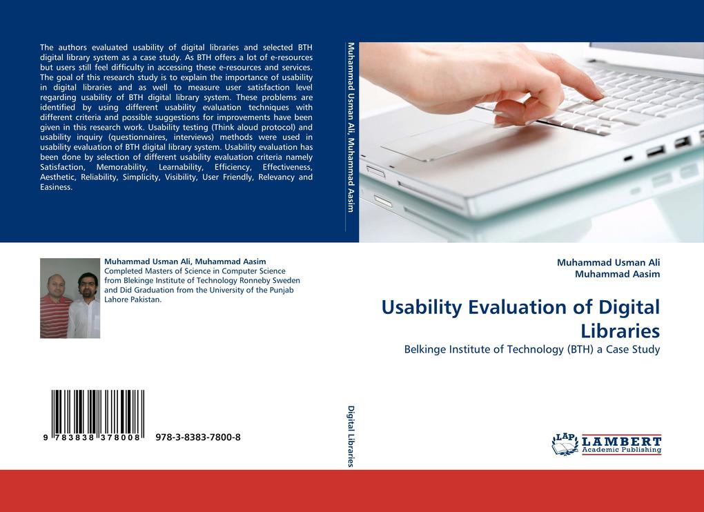 Usability Evaluation of Digital Libraries - Muhammad Usman Ali/ Muhammad Aasim