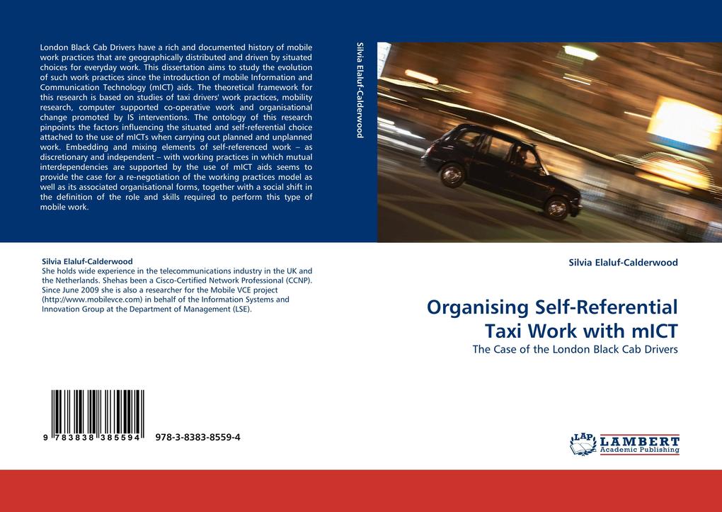 Organising Self-Referential Taxi Work with mICT
