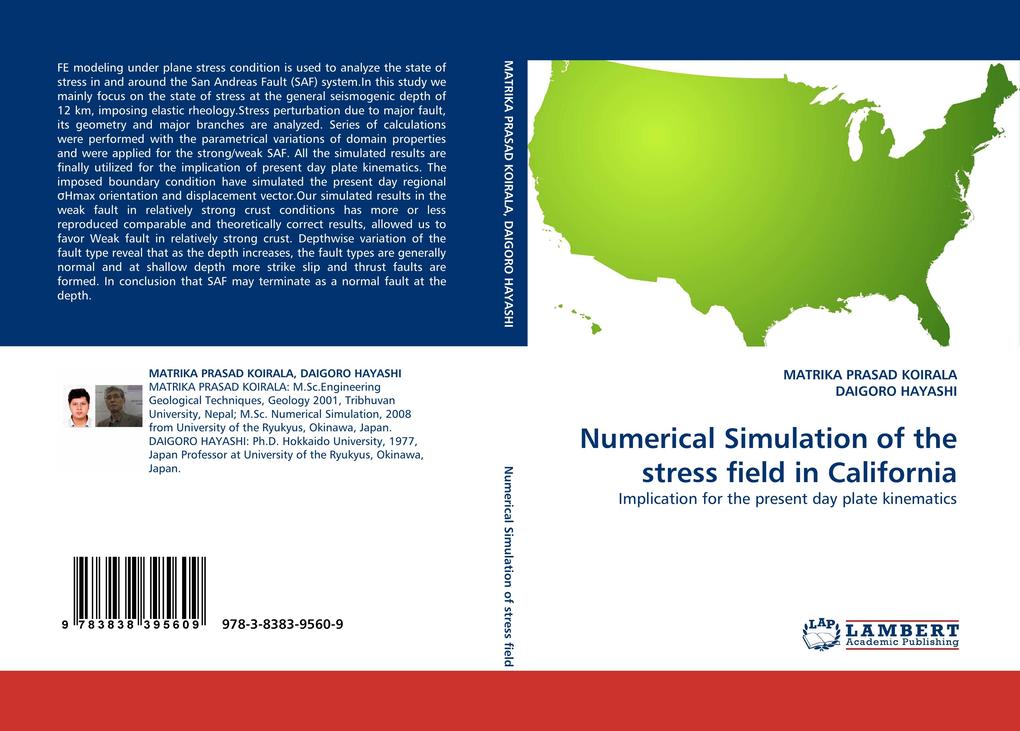 Numerical Simulation of the stress field in California