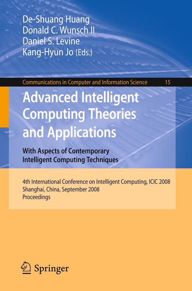 Advanced Intelligent Computing Theories and Applications als eBook Download von