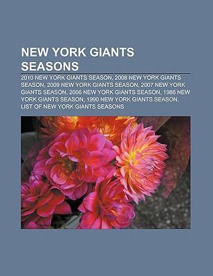 New York Giants seasons als Taschenbuch von