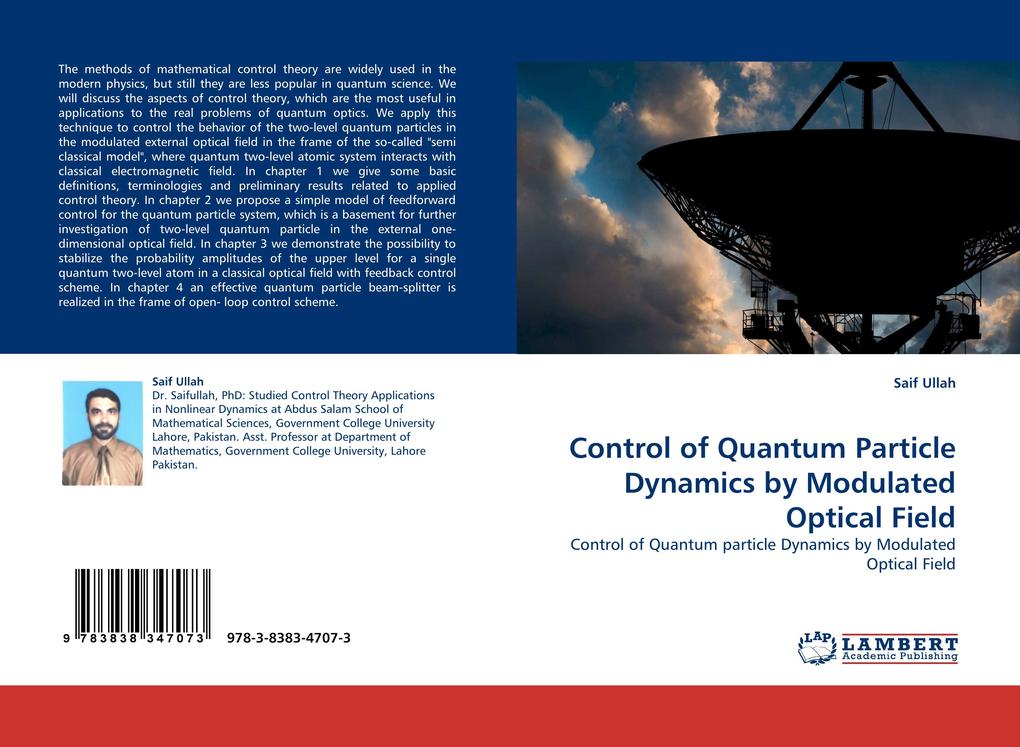 Control of Quantum Particle Dynamics by Modulated Optical Field