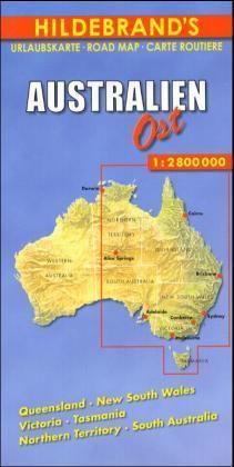 Hildebrand‘s Urlaubskarte Australien Ost. Australia East / Australie Est