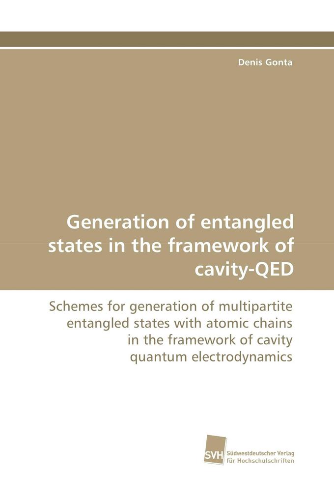 Generation of entangled states in the framework of cavity-QED