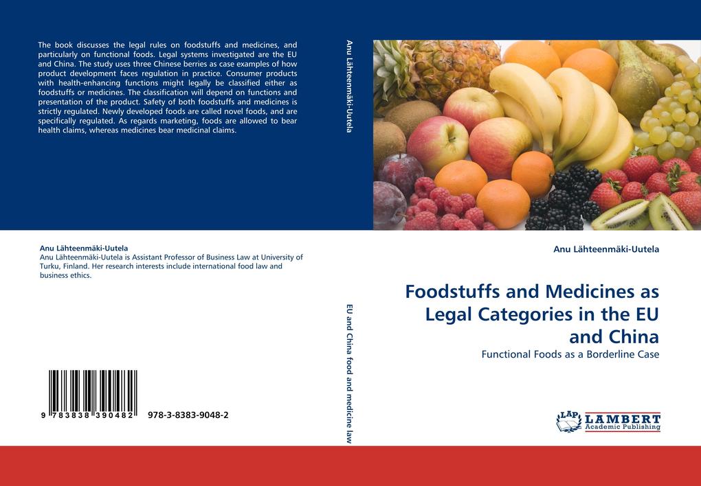 Foodstuffs and Medicines as Legal Categories in the EU and China