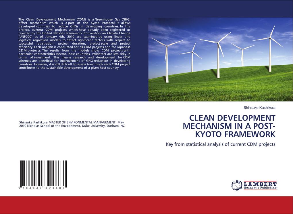 CLEAN DEVELOPMENT MECHANISM IN A POST-KYOTO FRAMEWORK