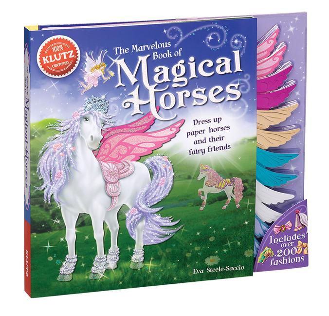 Magical Horses [With Storage Envelope and 6 Paper Horses 3 Paper-Doll Fairies 4 Background and Punch-Out(s)]