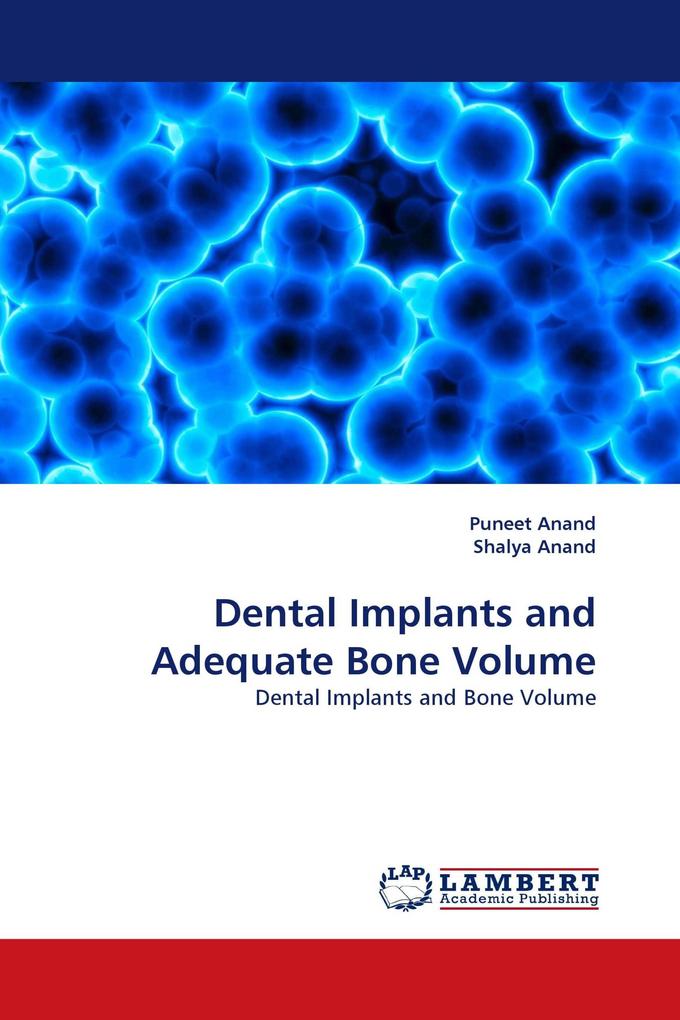 Dental Implants and Adequate Bone Volume