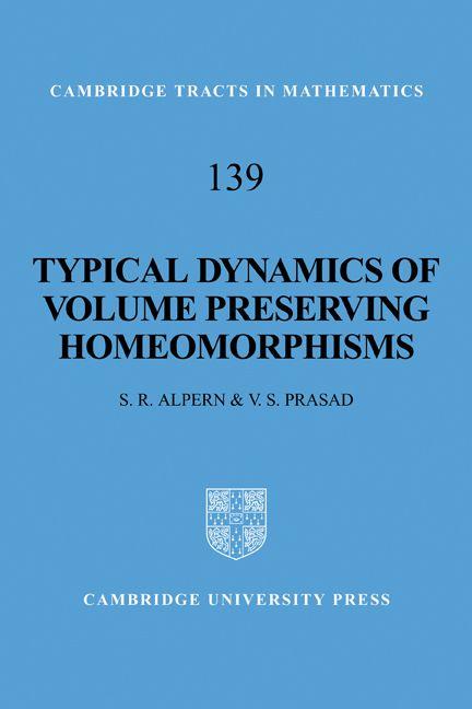 Typical Dynamics of Volume Preserving Homeomorphisms