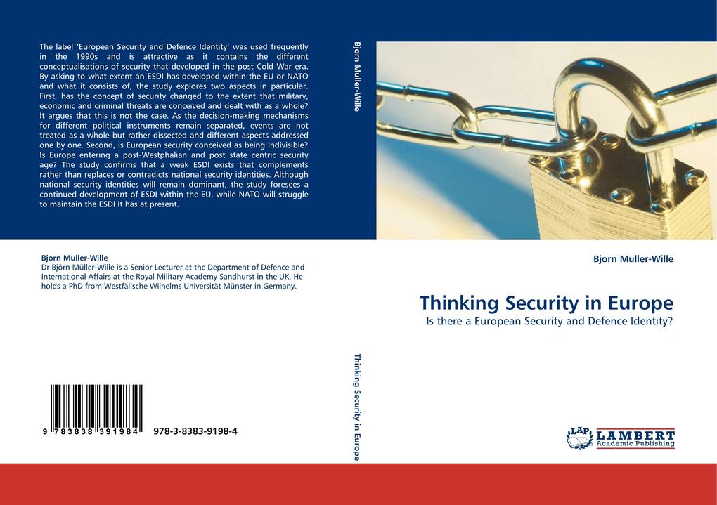Thinking Security in Europe - Bjorn Muller-Wille