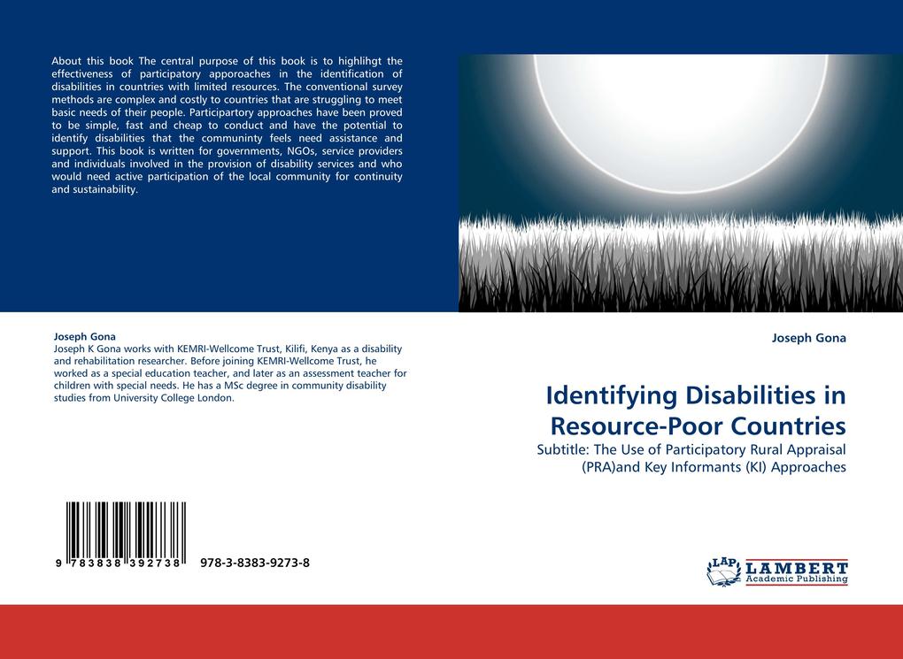Identifying Disabilities in Resource-Poor Countries - Joseph Gona