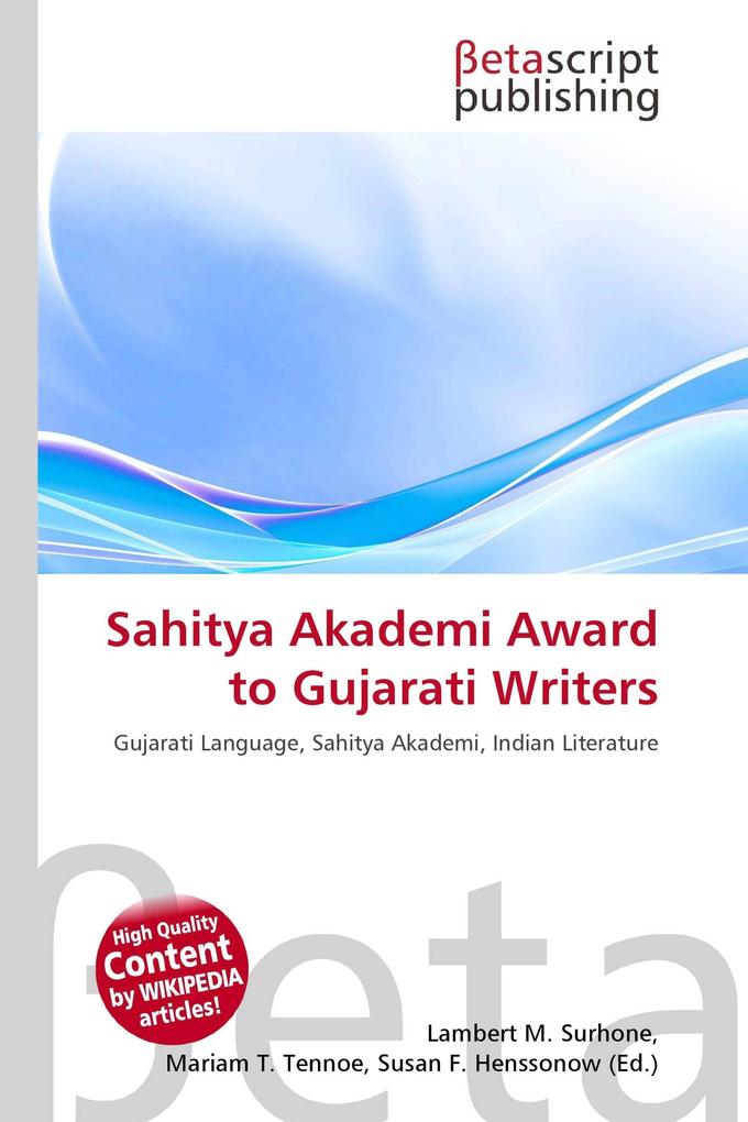 Sahitya Akademi Award to Gujarati Writers