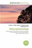 Meta-epistemology