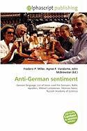 Anti-German sentiment