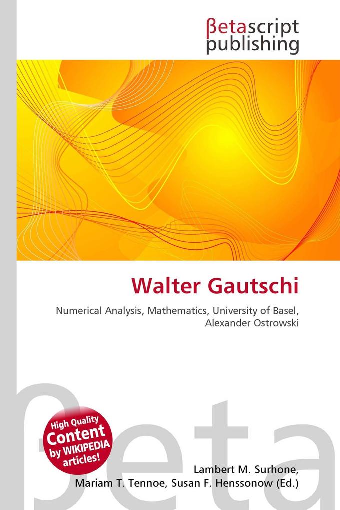 Walter Gautschi