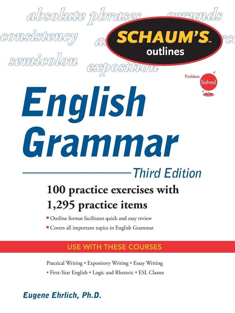 Schaum's Outline of English Grammar Third Edition