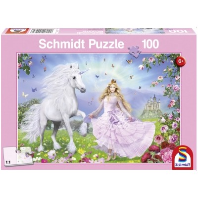Schmidt Spiele - Prinzessin der Einhörner 100 Teile