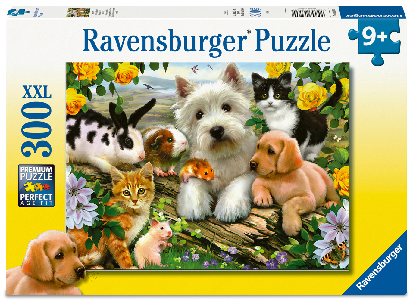 Ravensburger Puzzle - FröhlicheTierfreundschaft 300 XXL-Teile