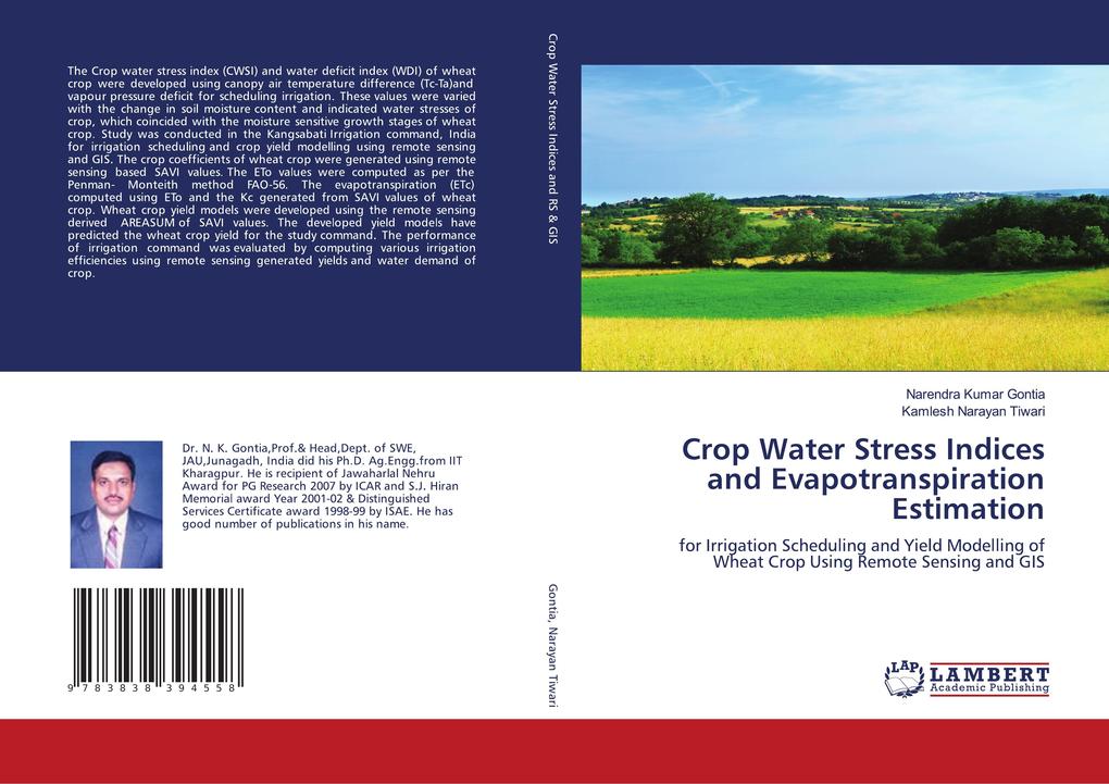Crop Water Stress Indices and Evapotranspiration Estimation
