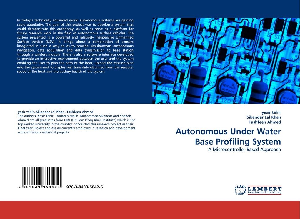 Autonomous Under Water Base Profiling System