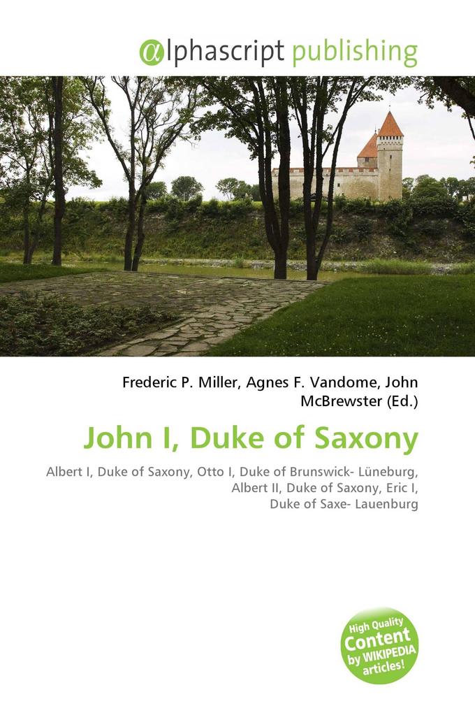 John I Duke of Saxony