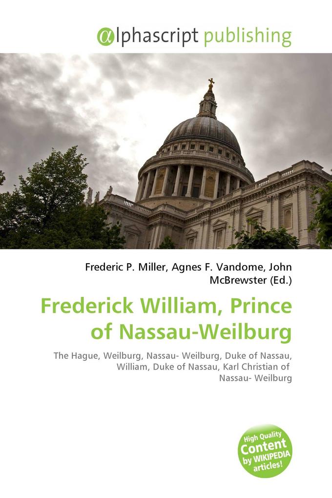 Frederick William Prince of Nassau-Weilburg