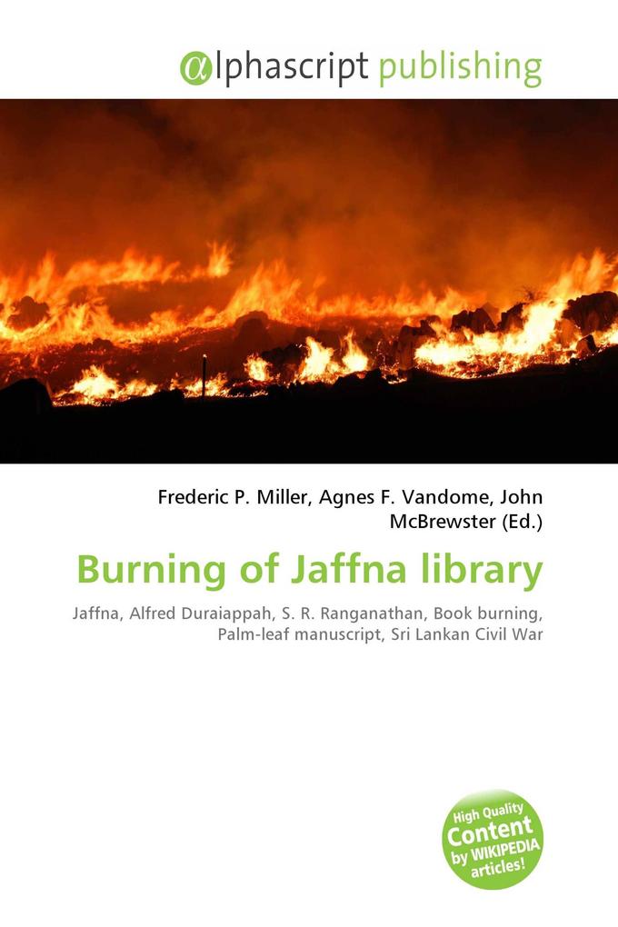 Burning of Jaffna library