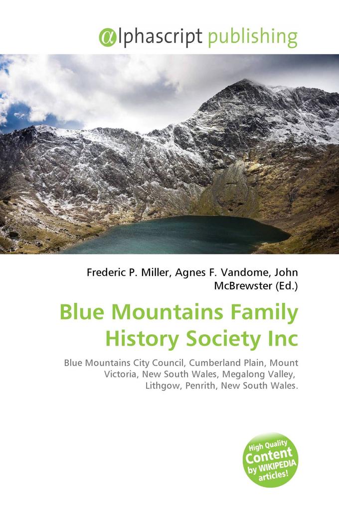 Blue Mountains Family History Society Inc
