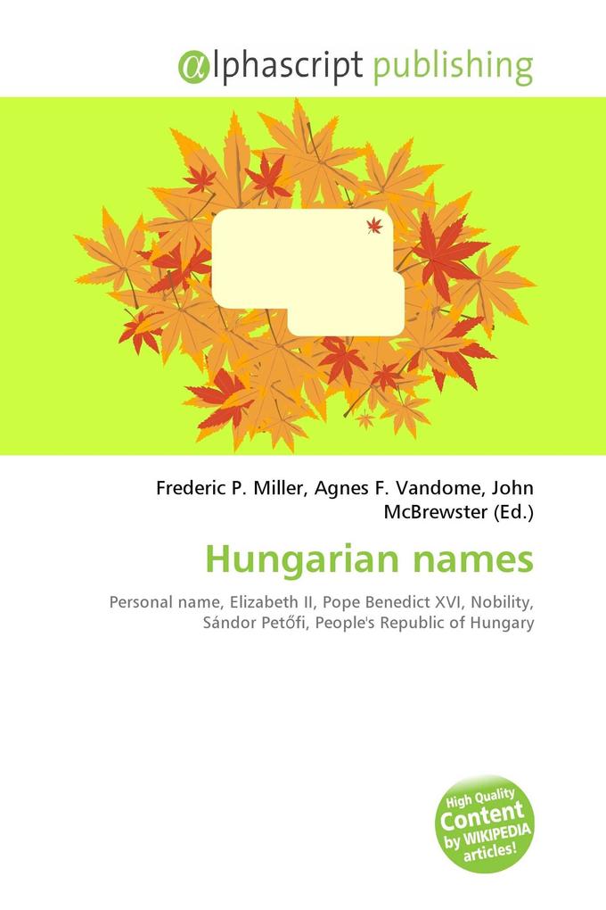 Hungarian names
