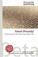 Paeon (Prosody)