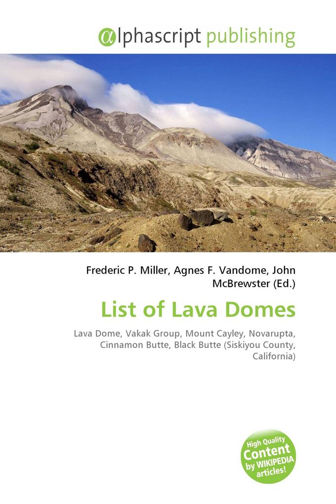 List of Lava Domes