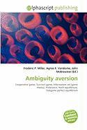 Ambiguity aversion