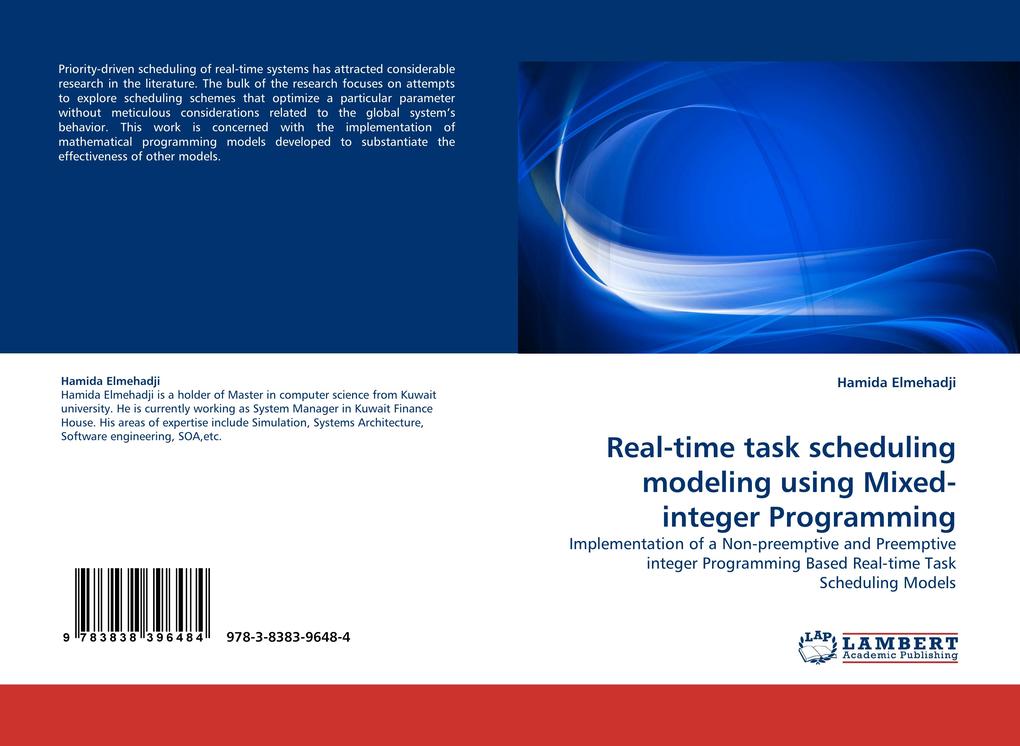 Real-time task scheduling modeling using Mixed-integer Programming